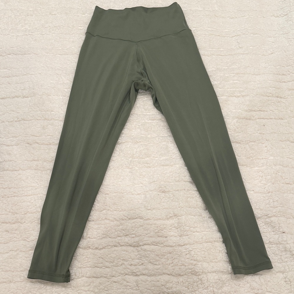 Sage green offline by aerie high waisted cross over leggings - Picture 2 of 4